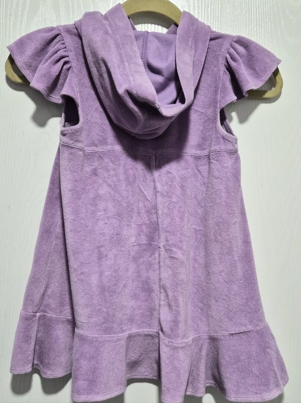 Vintage Disney Store Tinkerbell Purple Swim Cover Up Size 7/8 - Picture 4 of 7